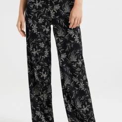 WE Fashion Dames Wide Leg Broek Met Dessin En Structuur 10 WE Fashion Dames Wide Leg Broek Met Dessin En Structuur -Dameskleding Verkoop 550x825 364