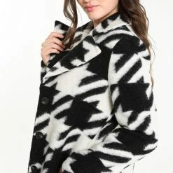 Cassis Wollen Mantel Met Pied-de-poulemotief Wollen Mantel Met Pied-de-poulemotief 14 Cassis Wollen Mantel Met Pied-de-poulemotief Wollen Mantel Met Pied-de-poulemotief -Dameskleding Verkoop 550x825 38