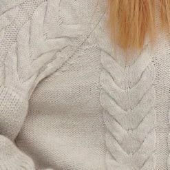 Only Trui Onlsif Freja L/s Pullover Knt 15259158 Pumice Stone/w. Melange Dames Maat - XL -Dameskleding Verkoop 550x825 393