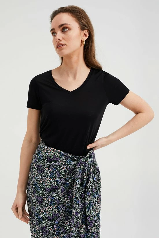 WE Fashion Dames T-shirt Van Lyocell - Maat XL 26 WE Fashion Dames T-shirt Van Lyocell - Maat XL - Afbeelding 26