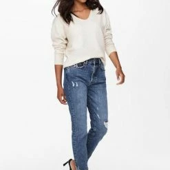 ONLY ONLRICA LIFE L/S V-NECK PULLO KNT Dames Trui - Maat M 10 ONLY ONLRICA LIFE L/S V-NECK PULLO KNT Dames Trui - Maat M -Dameskleding Verkoop 550x825 410