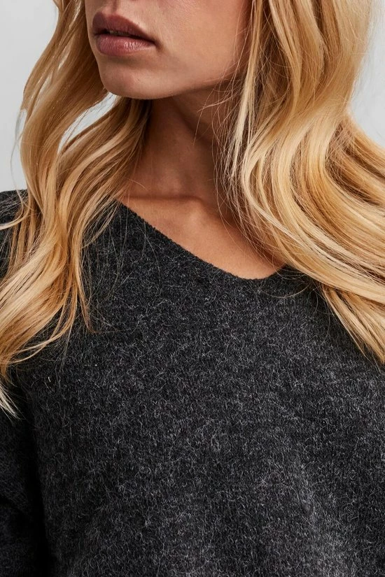 Vero Moda Trui Vmdoffy Ls V-neck Blouse Ga Noos 10252090 Black Dames Maat - L 6 Vero Moda Trui Vmdoffy Ls V-neck Blouse Ga Noos 10252090 Black Dames Maat - L - Afbeelding 6