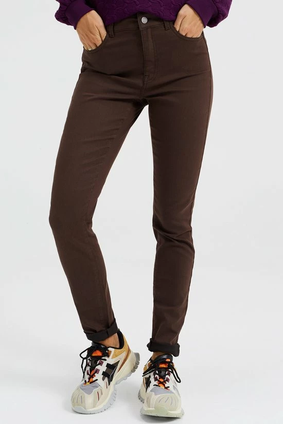 WE Fashion Dames High Waist Skinny Jeans Met Stretch 4 WE Fashion Dames High Waist Skinny Jeans Met Stretch - Afbeelding 4