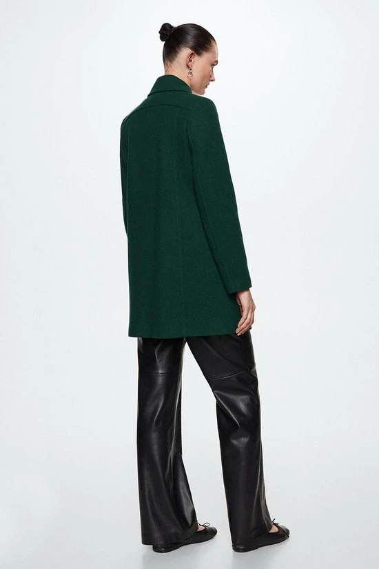 Mango Jas Wollen Jas Met Knopen 37905556 43 Dames Maat - XL 3 Mango Jas Wollen Jas Met Knopen 37905556 43 Dames Maat - XL - Afbeelding 3