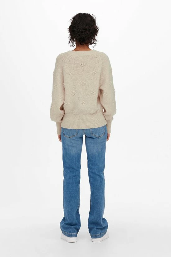 JDY JDYSIGRID LIFE L/S V-NECK DOT PULL. KNT Dames Trui - Maat L 4 JDY JDYSIGRID LIFE L/S V-NECK DOT PULL. KNT Dames Trui - Maat L - Afbeelding 4