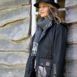 MGO Leisure Wear MGO Waxjas Leeds Dames - 100% Gewaxt Katoen - Winddicht En Waterdicht - Zwart - Maat XL 10 MGO Leisure Wear MGO Waxjas Leeds Dames - 100% Gewaxt Katoen - Winddicht En Waterdicht - Zwart - Maat XL -Dameskleding Verkoop 550x825 516