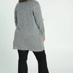 Paprika Lange, Effen Cardigan Met Lurex -Dameskleding Verkoop 550x825 544