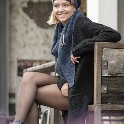 Knit Factory Luna Gebreid Dames Vest - Zwart - 40/42 - Met Steekzakken 6 Knit Factory Luna Gebreid Dames Vest - Zwart - 40/42 - Met Steekzakken -Dameskleding Verkoop 550x825 56