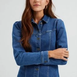 WE Fashion Denim Jurk Met Stretch 8 WE Fashion Denim Jurk Met Stretch -Dameskleding Verkoop 550x825 562