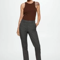 Mango Broek Skinny Pied De Poule Pantalon 37005135 94 Dames Maat - W32 -Dameskleding Verkoop 550x825 579