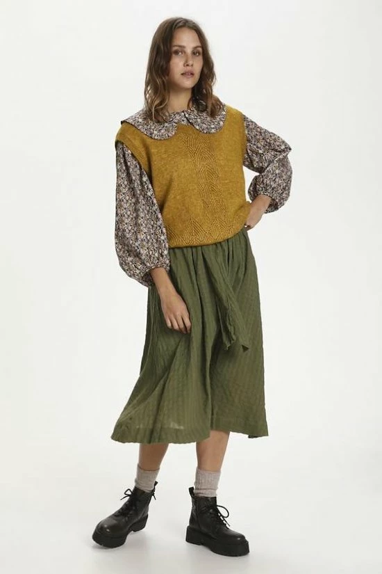 Saint Tropez Helle Spencer Praire Sand Melange Maat M 3 Saint Tropez Helle Spencer Praire Sand Melange Maat M - Afbeelding 3