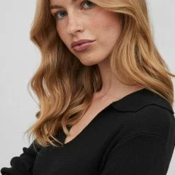 VILA VIMARLA COLLAR L/S KNIT DRESS Dames Jurk - Maat XL 13 VILA VIMARLA COLLAR L/S KNIT DRESS Dames Jurk - Maat XL -Dameskleding Verkoop 550x825 59