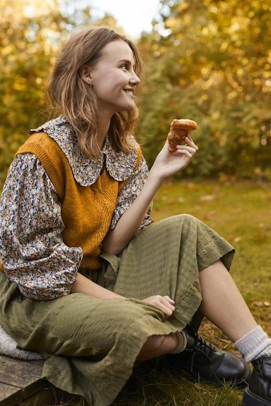 Saint Tropez Helle Spencer Praire Sand Melange Maat M 7 Saint Tropez Helle Spencer Praire Sand Melange Maat M - Afbeelding 7