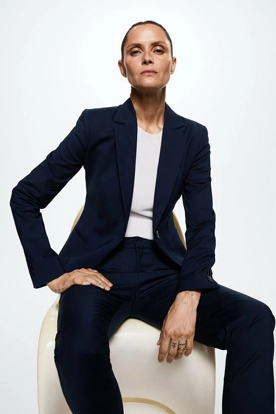 Mango Blazer Gestructureerde Colbert 37052881 69 Dames Maat - 38 5 Mango Blazer Gestructureerde Colbert 37052881 69 Dames Maat - 38 - Afbeelding 5