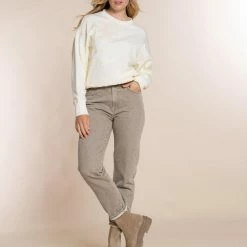 Geisha Trui Patchwork Crewneck Sweater 23509 10 Off-white Dames Maat - XL 11 Geisha Trui Patchwork Crewneck Sweater 23509 10 Off-white Dames Maat - XL -Dameskleding Verkoop 550x825 604