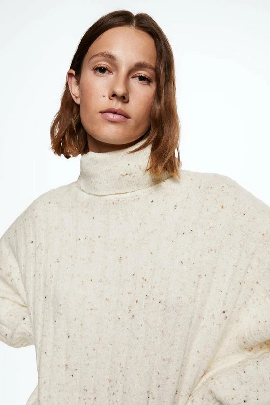 Mango Jurk Geribde Jurk Met Omgeslagen Col 37067731 05 Dames Maat - L 4 Mango Jurk Geribde Jurk Met Omgeslagen Col 37067731 05 Dames Maat - L - Afbeelding 4