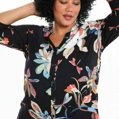 Paprika Lang Hemd 'Doris' Met Libellenmotief Doris -Dameskleding Verkoop 550x825 647