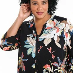 Paprika Lang Hemd 'Doris' Met Libellenmotief Doris -Dameskleding Verkoop 550x825 648