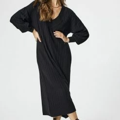 ONLY ONLNEW TESSA L/S MIDI V DRESS KNT NOOS Dames Jurk - Maat XS -Dameskleding Verkoop 550x825 65