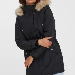 Vero Moda Jas Vmstorm 3/4 Parka 10272908 Black Dames Maat - XS