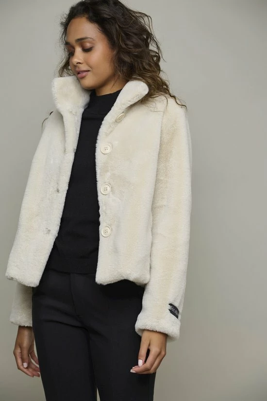 RINO & PELLE Rino&Pelle Vie Dames Jas Wit Maat - 44 1 RINO & PELLE Rino&Pelle Vie Dames Jas Wit Maat - 44