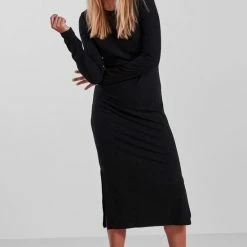 PIECES PCKYLIE LS O-NECK MIDI DRESS NOOS Dames Top - Maat XL -Dameskleding Verkoop 550x826 2