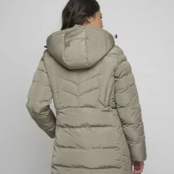 RINO & PELLE Hooded Padded Coat Fungi 40 -Dameskleding Verkoop 550x826 29