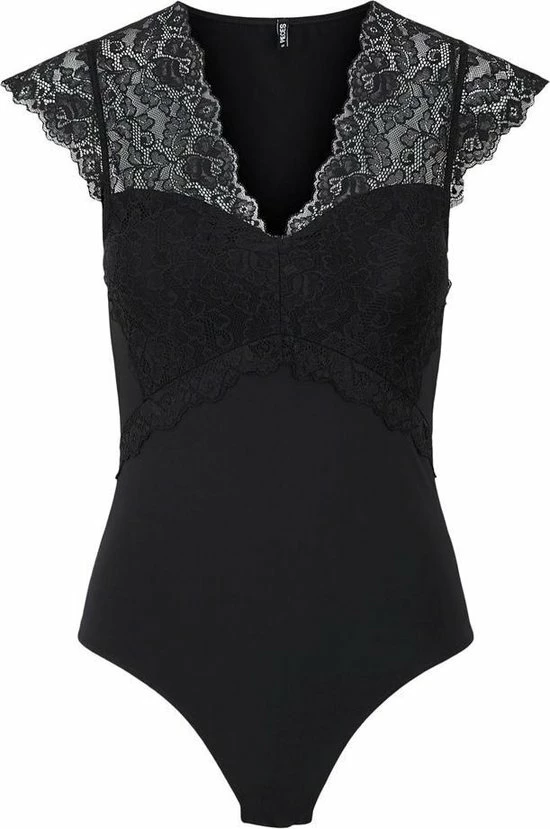 Pieces Kanten Body - Atianna Bodystocking - XS - Zwart 1 Pieces Kanten Body - Atianna Bodystocking - XS - Zwart
