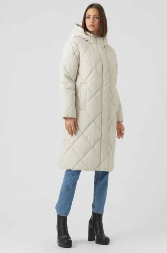 Vero Moda Jas Vmadelaloa Long Coat Ga Boos 10267606 Oatmeal Dames Maat - XS 10 Vero Moda Jas Vmadelaloa Long Coat Ga Boos 10267606 Oatmeal Dames Maat - XS - Afbeelding 10