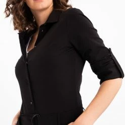 Zwarte Jumpsuit Van Je M'appelle - Dames - Travelstof - Maat 2XL - 1 Maat Beschikbaar -Dameskleding Verkoop 550x833 2