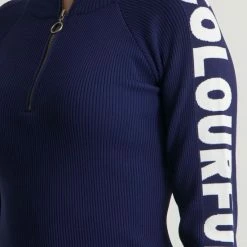 Colourful Rebel Noosa Trui Blauw Dames - Slim Fit - Katoen - M -Dameskleding Verkoop 550x835 3